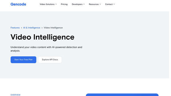 Video Intelligence by Qencode