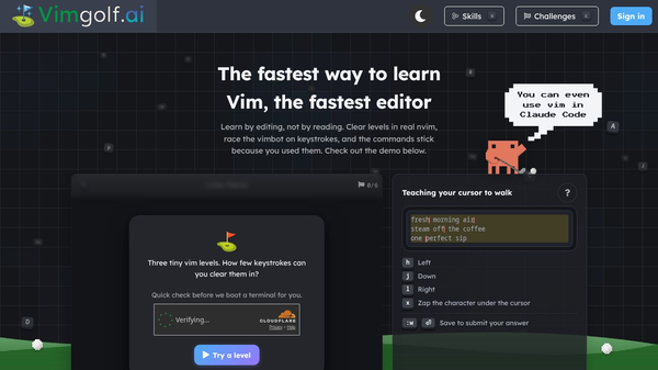 VimGolf.ai