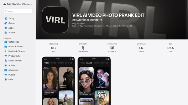 VIRL AI Photo & Video Generator