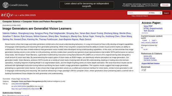 Vision Banana From Google DeepMind