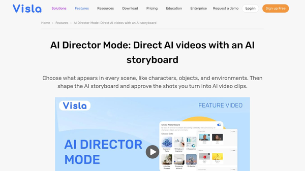 Visla AI Director Mode