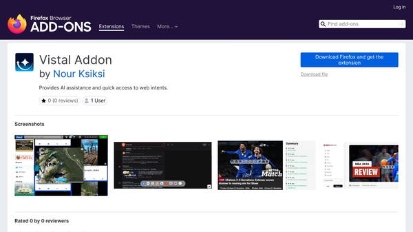 Vistal Addon - Browser Extension