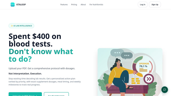 VITALOOP — AI Health Protocol Platform