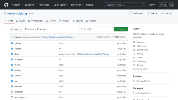 VizLang - Speedup your Agent Development