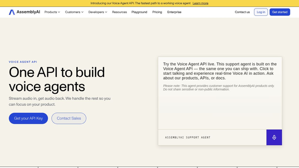 Voice Agent API
