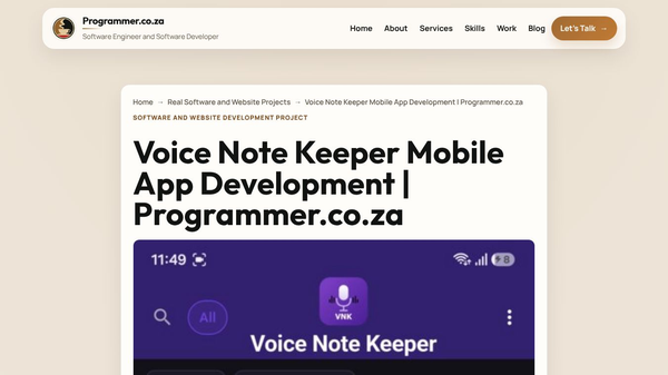 Voice Note Keeper - VNK