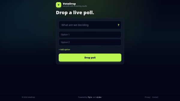 VoteDrop