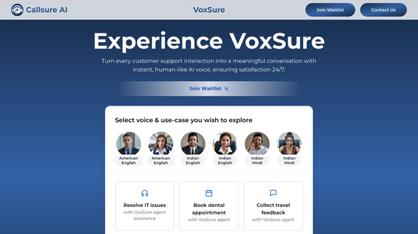 VoxSure Waitlist