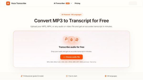 Voza Transcribe