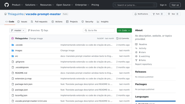 VSCode Prompt Master