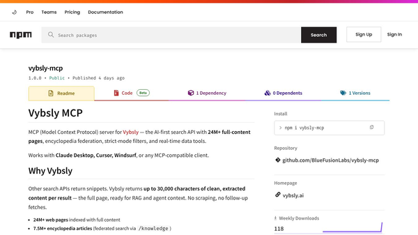 Vybsly Ai Search API