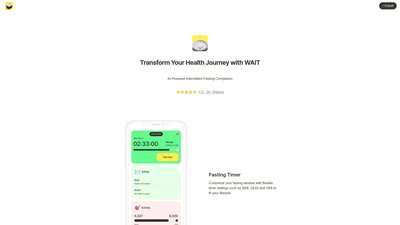WAIT - AI Weight Loss Fasting