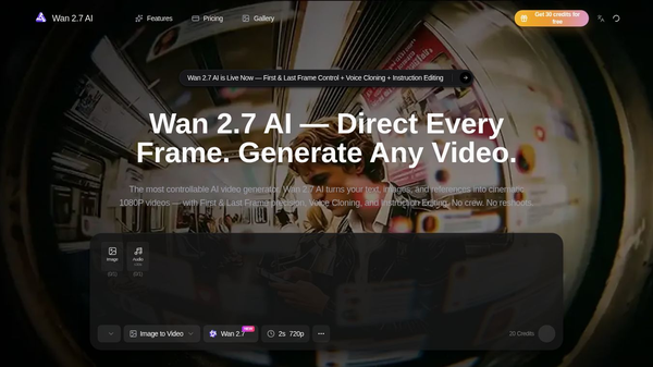 Wan 2.7 - AI Generator & Editor