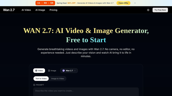 Wan 2.7 AI Video & Image