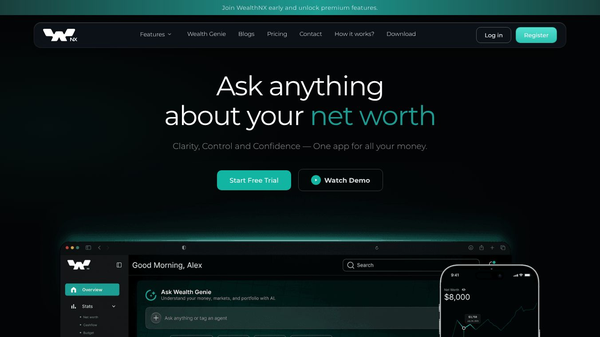 WealthNX AI - AI-Powered Wealth Tracker