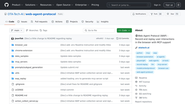 Web Agent Protocol (WAP)
