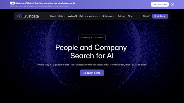 Web search API by Crustdata