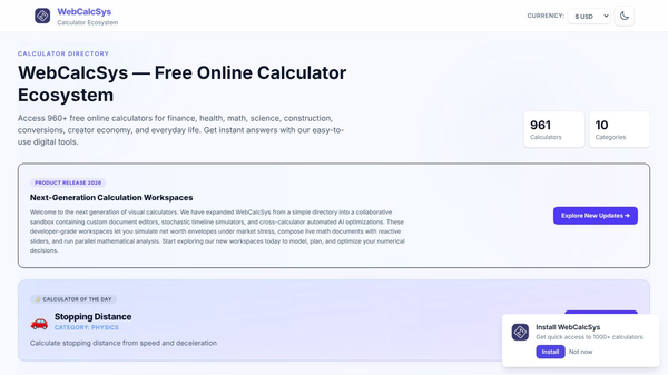 WebCalcSys