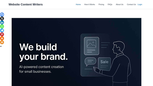 Website Content Writers