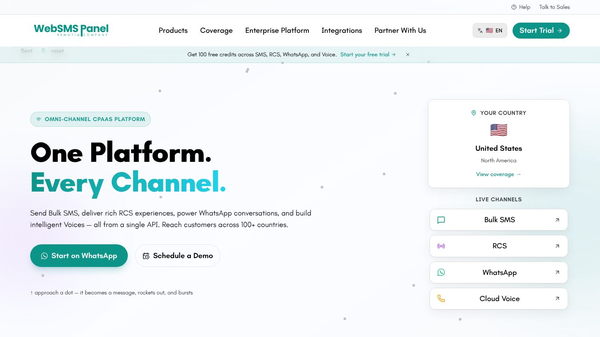 Websmspanel - Omnify your communications