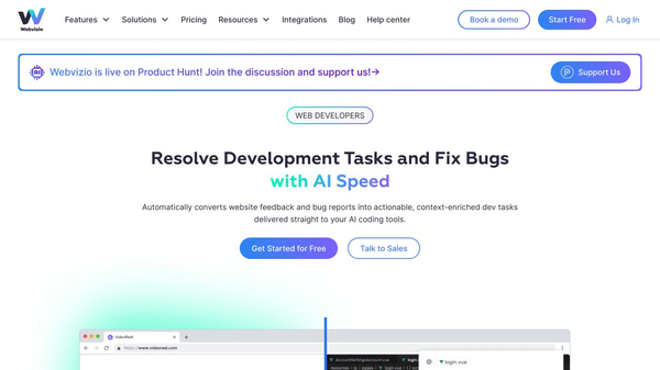 Webvizio for AI Coding Agents