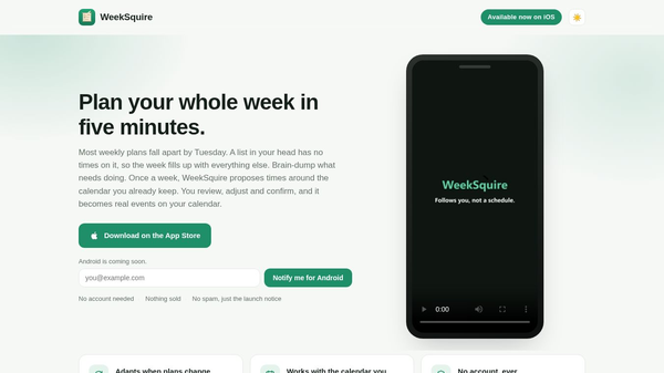 WeekSquire