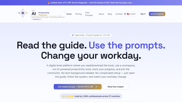 WeGoForAI — The AI Productivity Playbook
