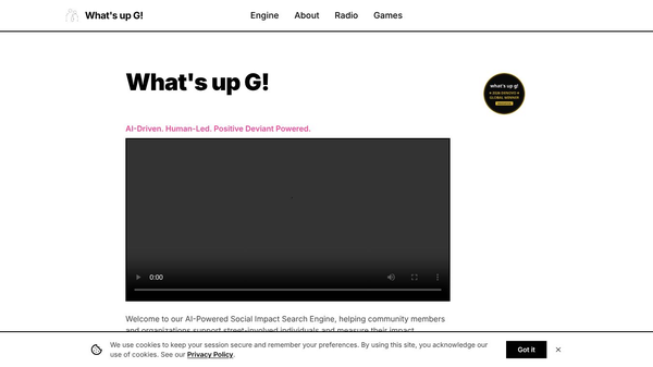 What's up G!