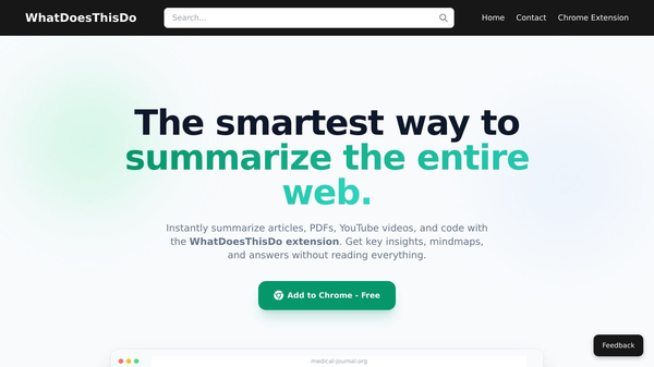 WhatDoesThisDo - Chrome Extension