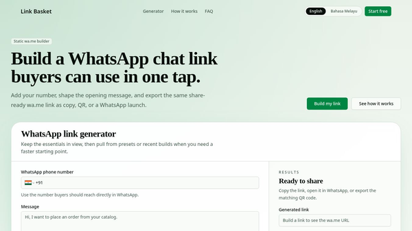 WhatsApp Link Generator