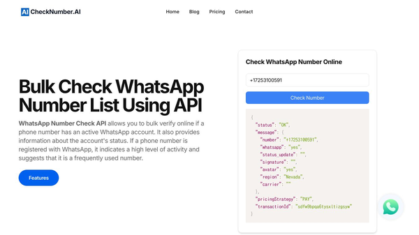 WhatsApp Number Checker