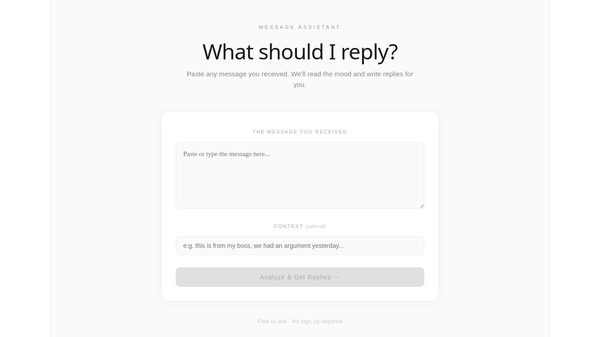 WhatToReply