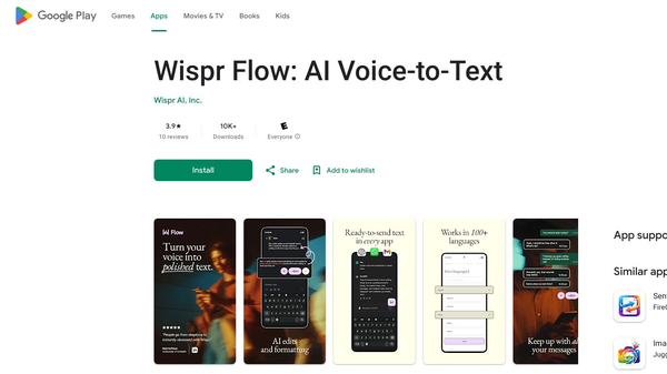 Wispr Flow for Android