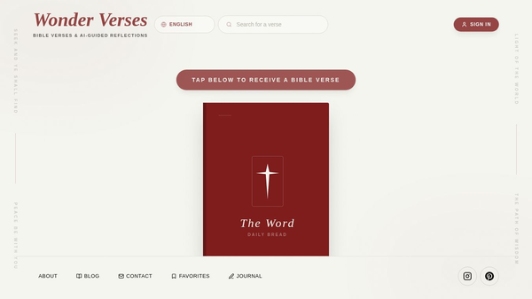 Wonder Verses