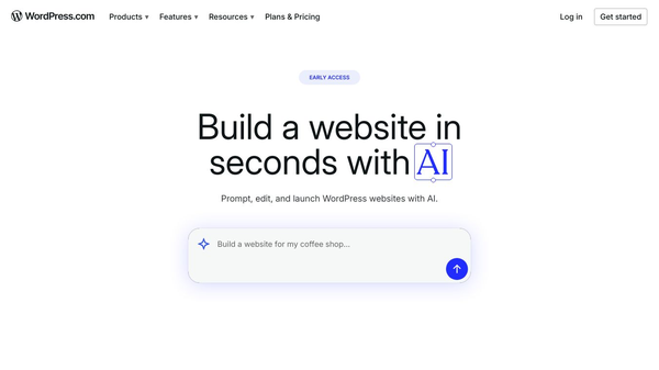 WordPress.com AI Website Builder