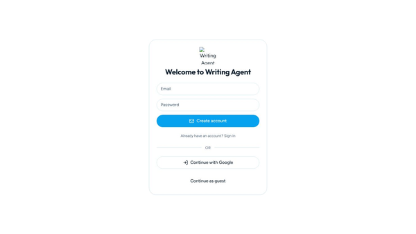Writing Agent