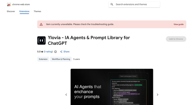 Ylovia – Turn ChatGPT into an AI Agent