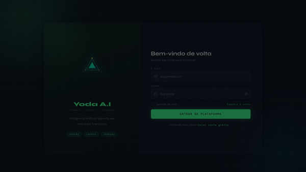 Yoda A.I — Stocks · Crypto · Trading
