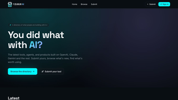 You did what with ai?