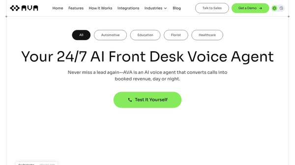 Your 24/7 AI Front Desk Voice Agent