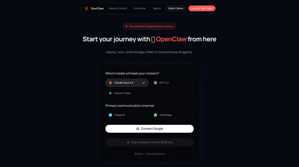 YourClaw: 1-Click Openclaw Orchestration