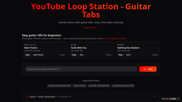 YouTube Loop Station