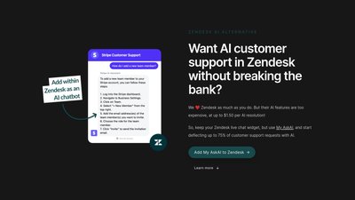 Zendesk AI Alternative