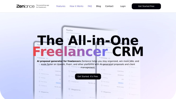 Zenlance - AI CRM For Freelancers