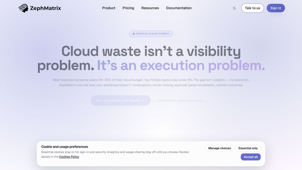 ZephMatrix — Agentic Cloud FinOps