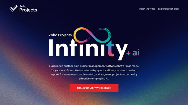 Zoho Projects Infinity.ai