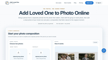 Add Loved One to Photo