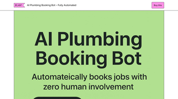 AI Plumbing Booking Bot → “Sarah”