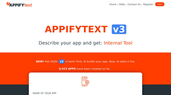 AppifyText v3: Edit Apps with AI