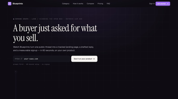 Blueprinto – Turn Demand Into Pipeline